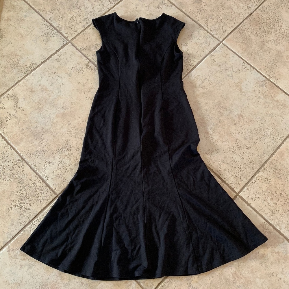 Ann Taylor Black Flute Dress 2 - Picture 6 of 6